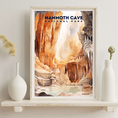 Mammoth Cave National Park Poster, Travel Art, Office Poster, Home Decor | S8 - image6